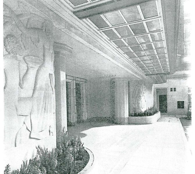 Dorset House 1930s Entrance
